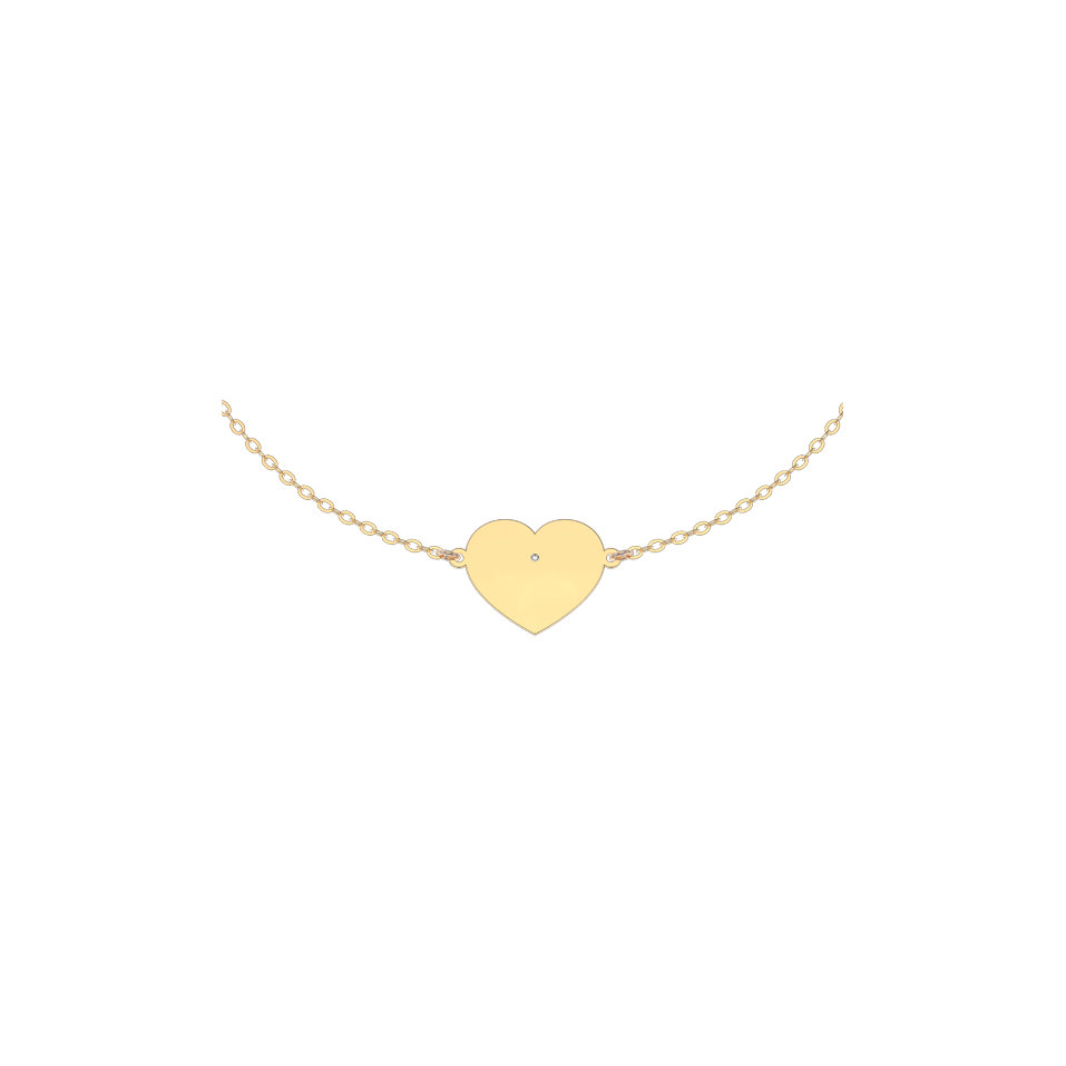 Diamond bracelet Heart Love