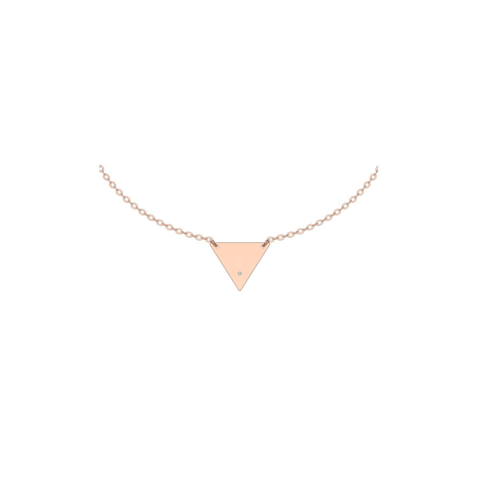 Diamond bracelet Triangle Love