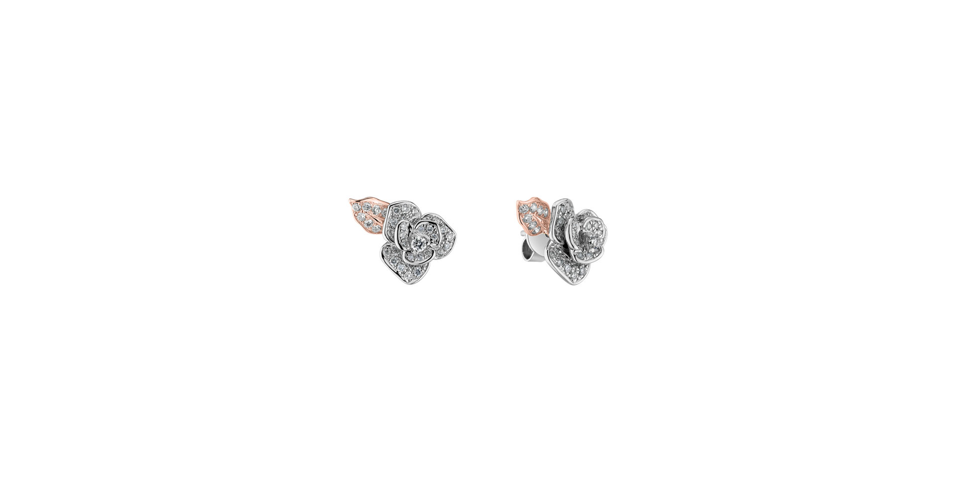 Diamond earrings Flower Impulse