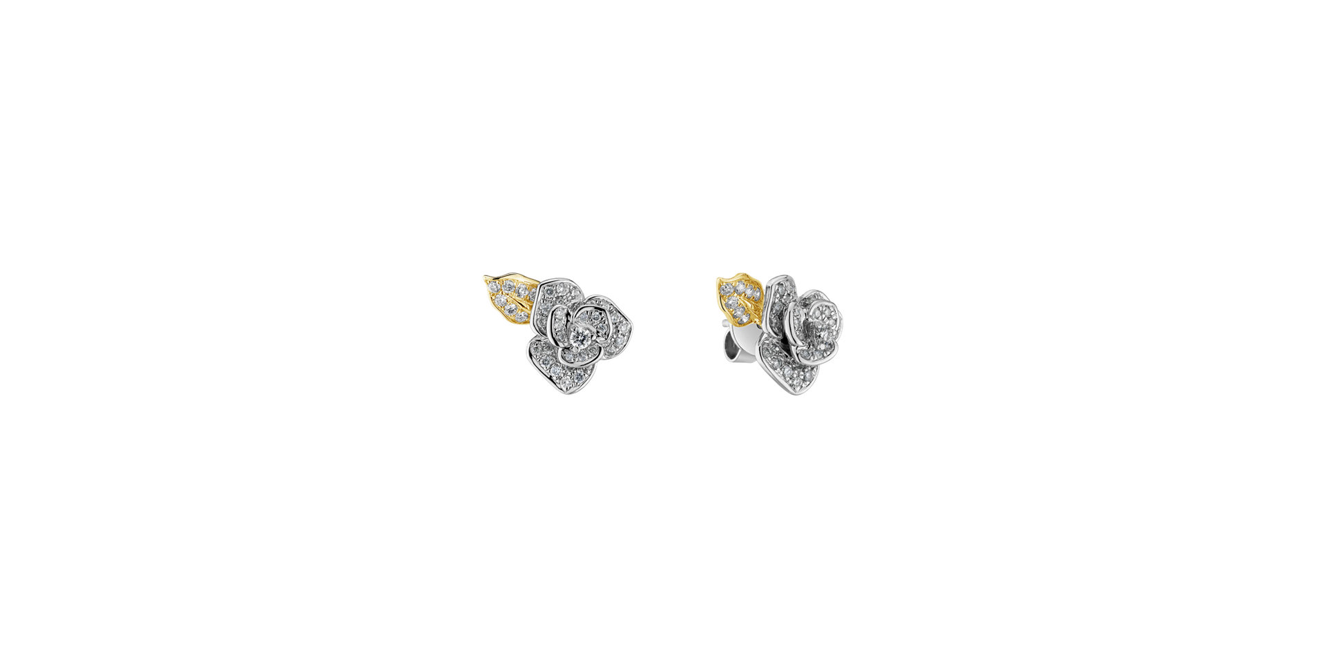Diamond earrings Flower Impulse