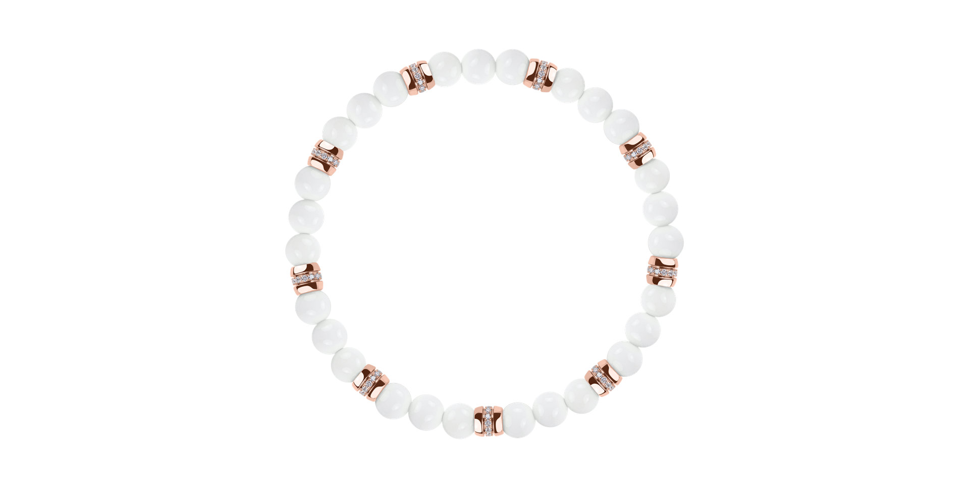 Diamond braclet with Agate Neverending Style