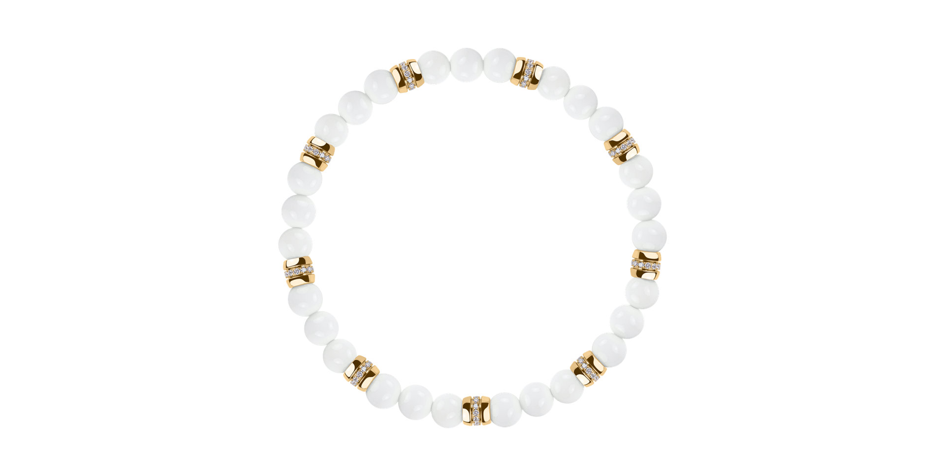 Diamond braclet with Agate Neverending Style