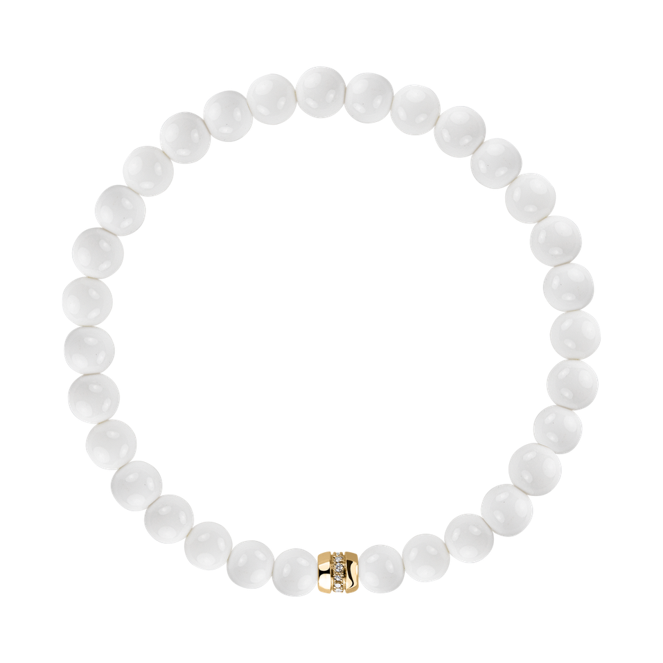 Diamond braclet with Agate Oracle