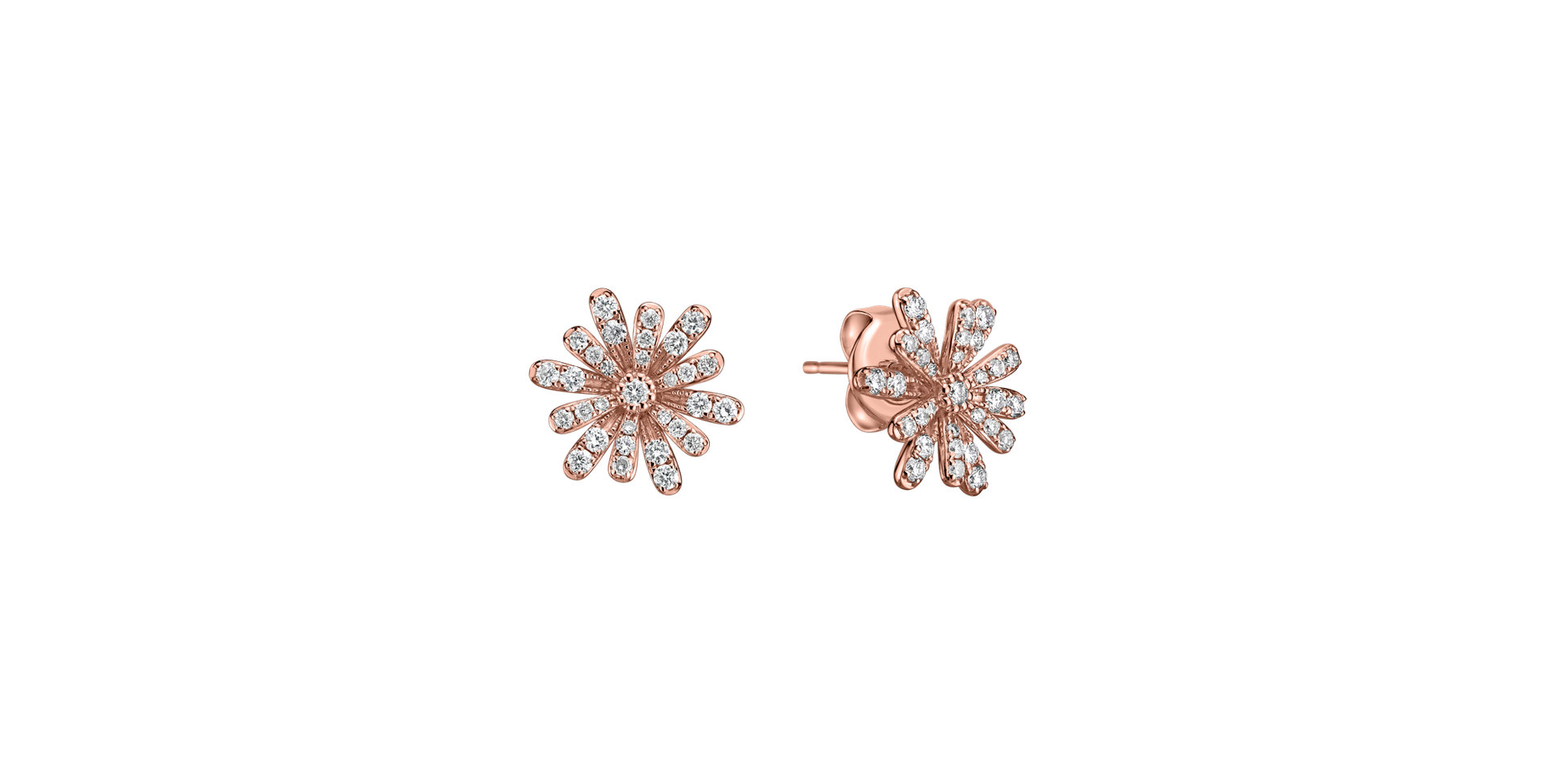 Diamond earrings Flower Flush