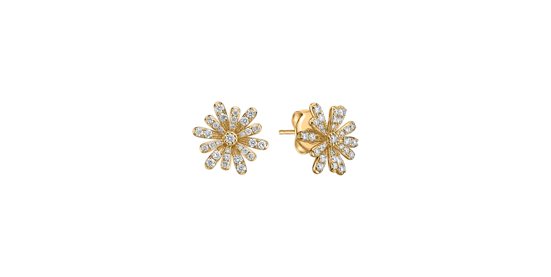 Diamond earrings Flower Flush