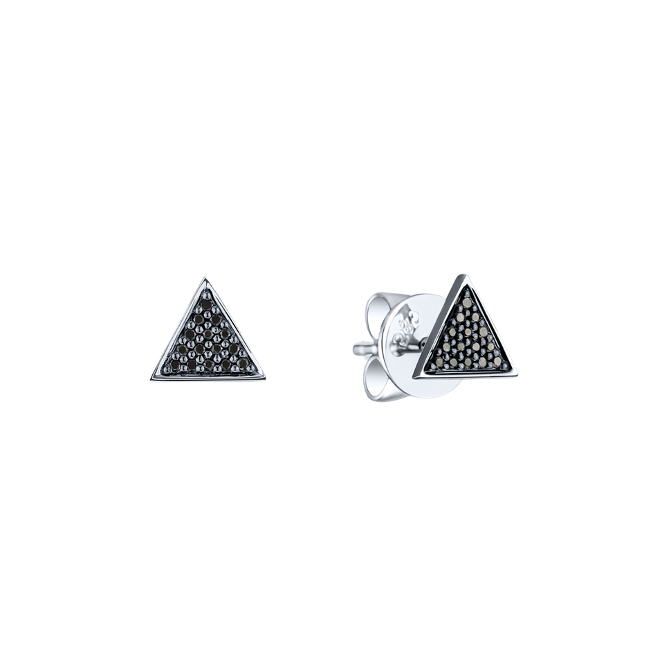 Diamond earrings Glossy Triangle