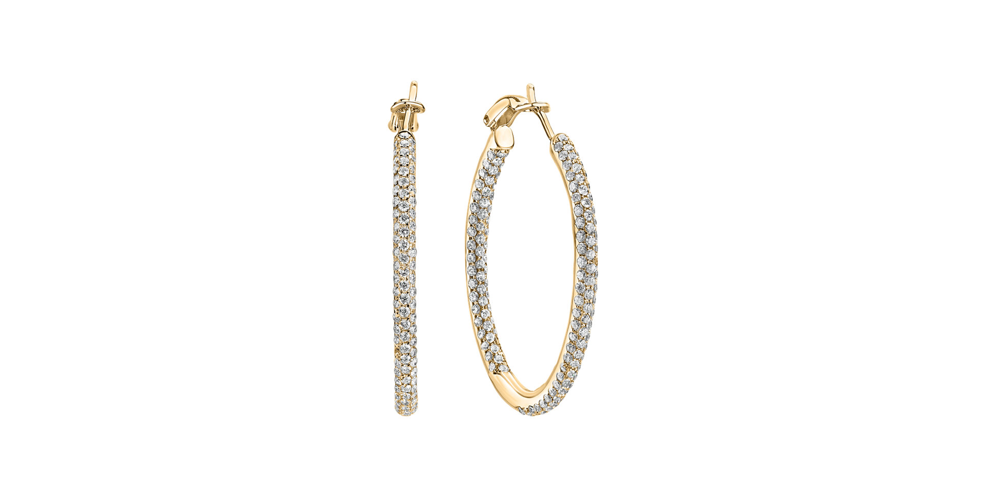 Diamond earrings Moonlight Rain