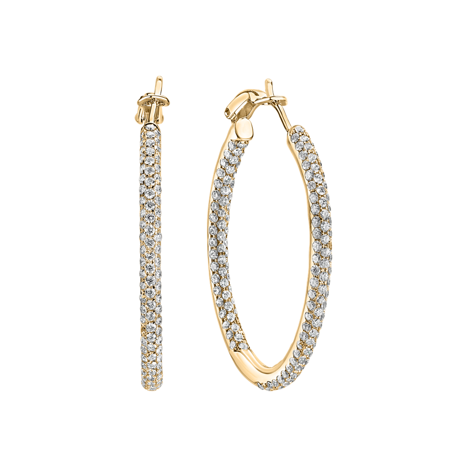 Diamond earrings Moonlight Rain