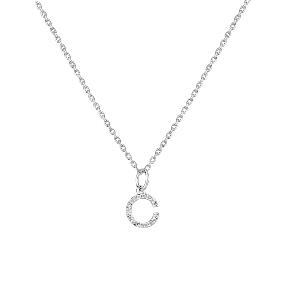 Diamond pendant Line Glitter  C