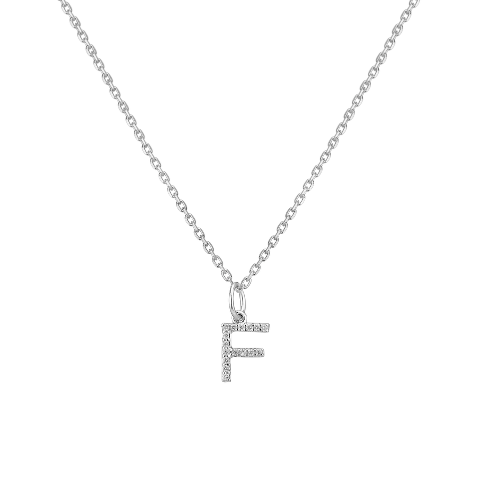 Diamond pendant Line Glitter  F