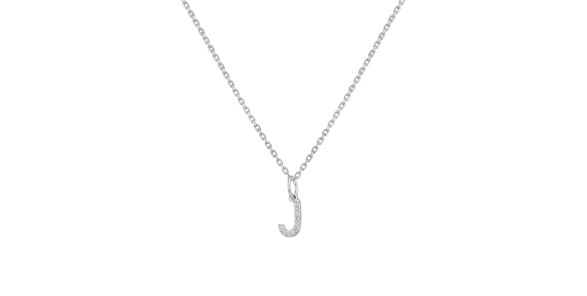 Diamond pendant Line Glitter  J