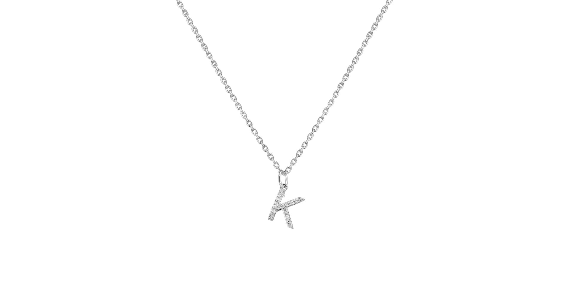 Diamond pendant Line Glitter  K