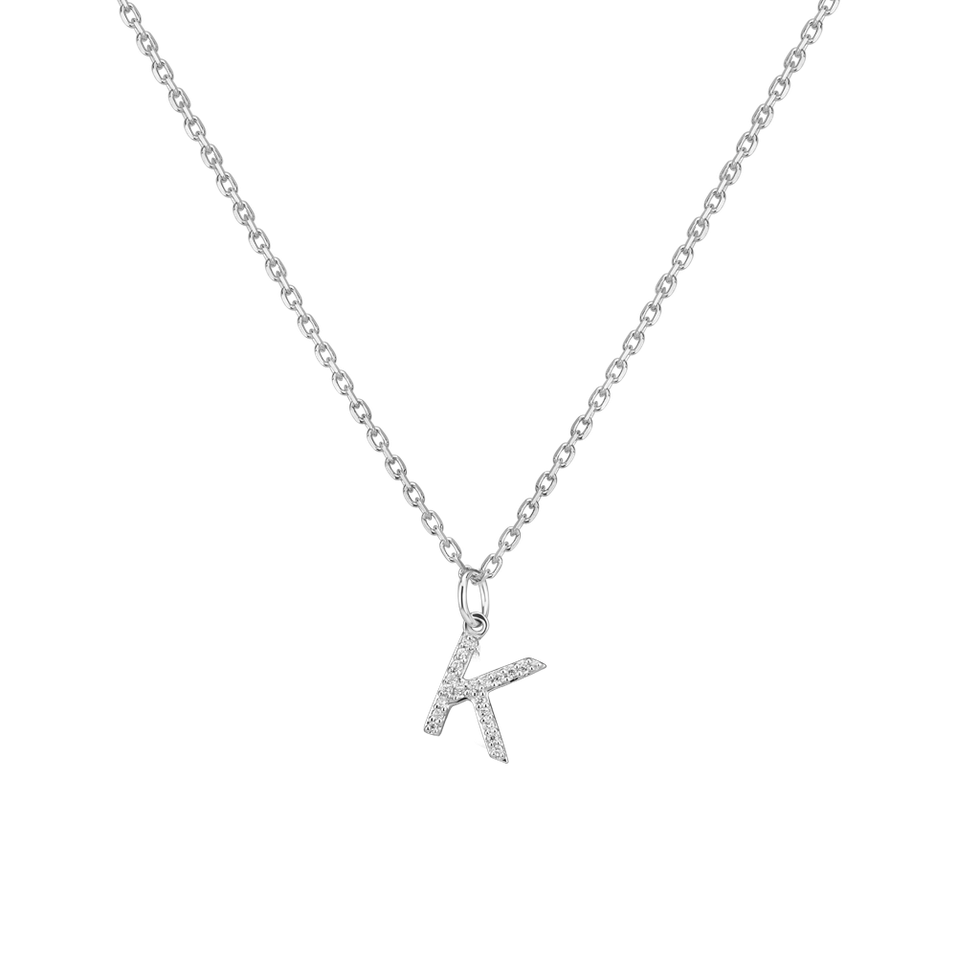 Diamond pendant Line Glitter  K