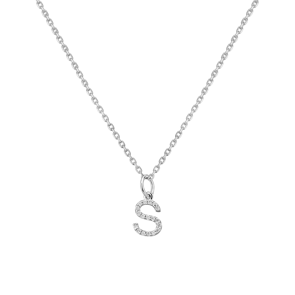 Diamond pendant Line Glitter  S