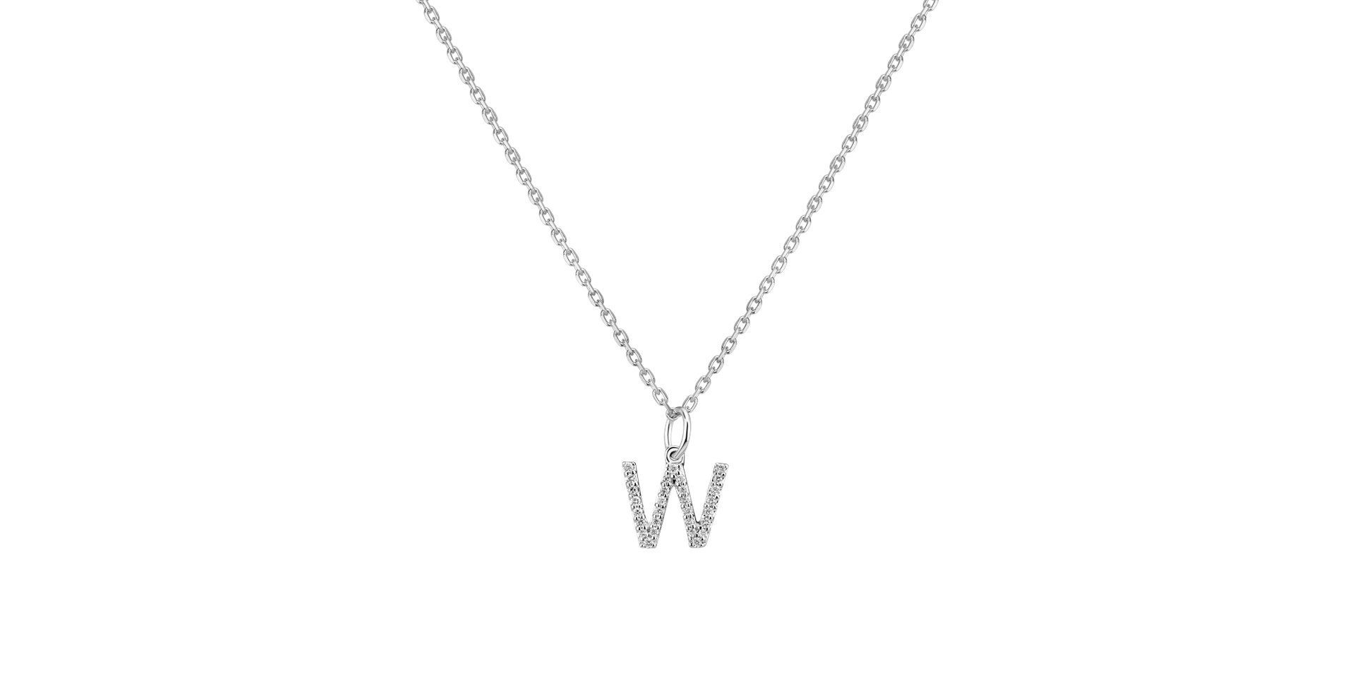 Diamond pendant Line Glitter  W
