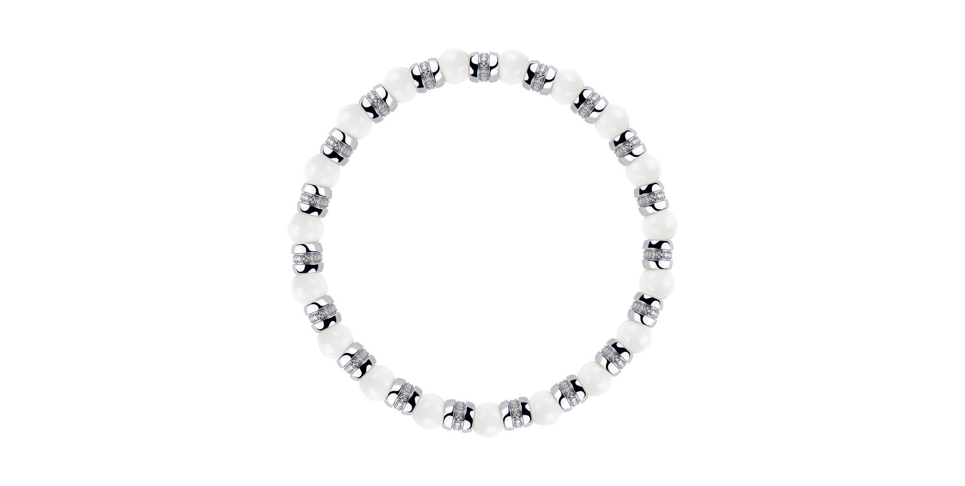 Diamond braclet with Agate Essential Shine