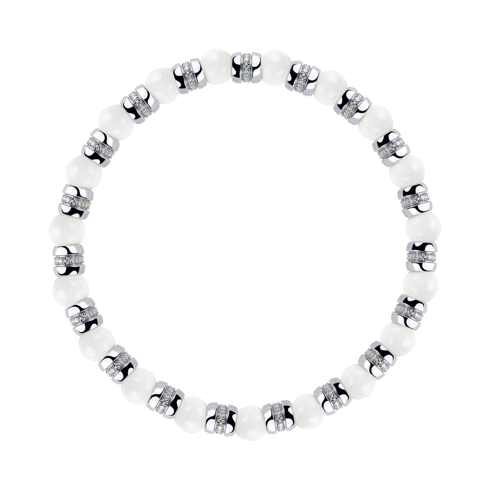 Diamond braclet with Agate Essential Shine