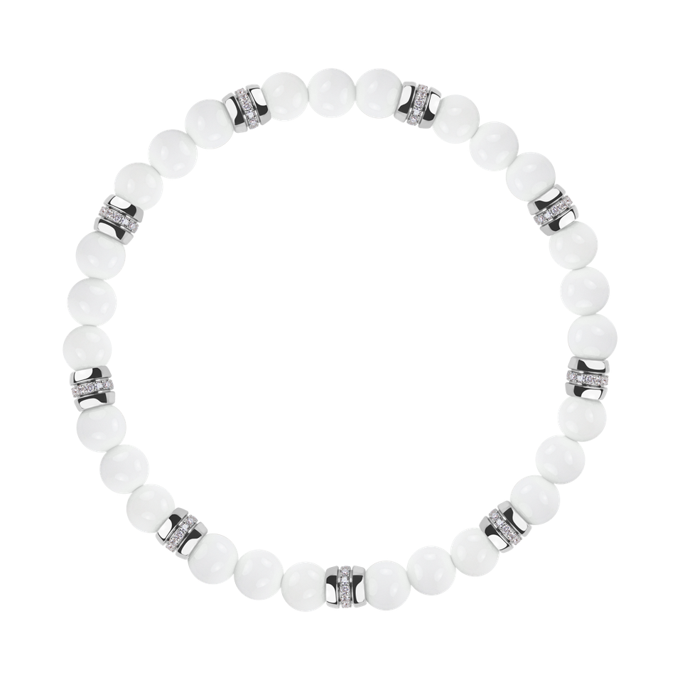 Diamond braclet with Agate Neverending Style