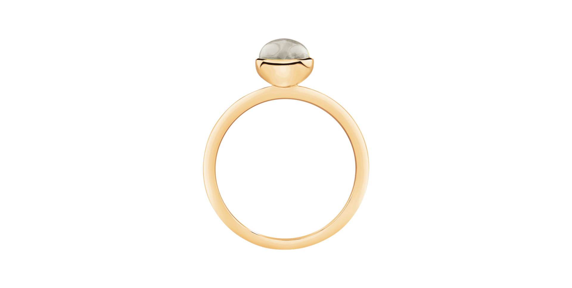 Ring with Moonstone White Bonbon