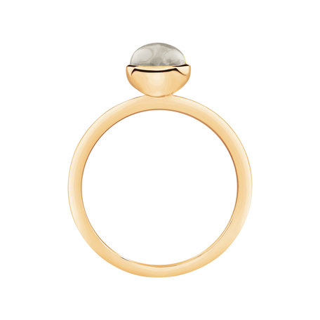 Ring with Moonstone White Bonbon