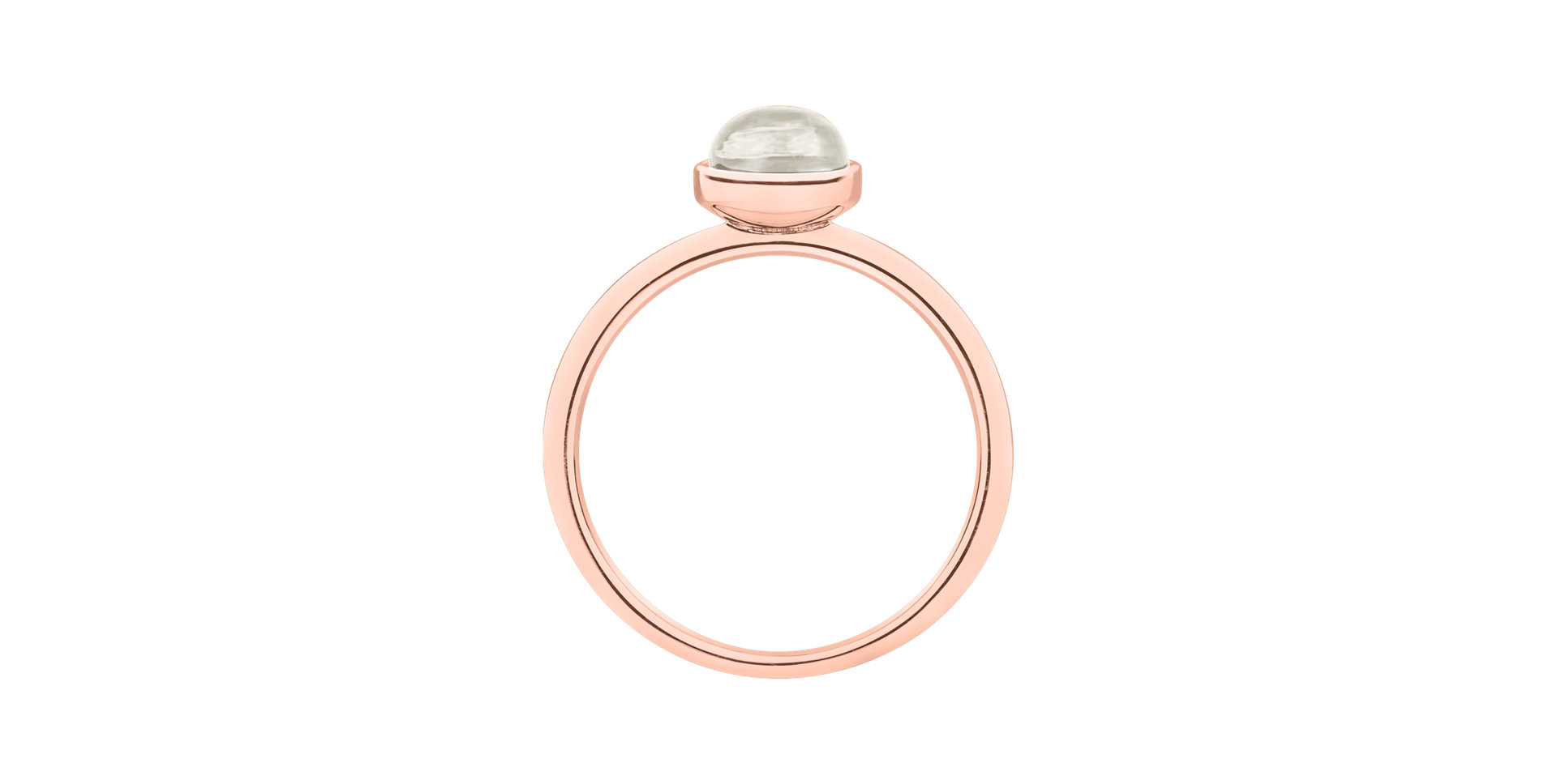 Ring with Moonstone White Bonbon