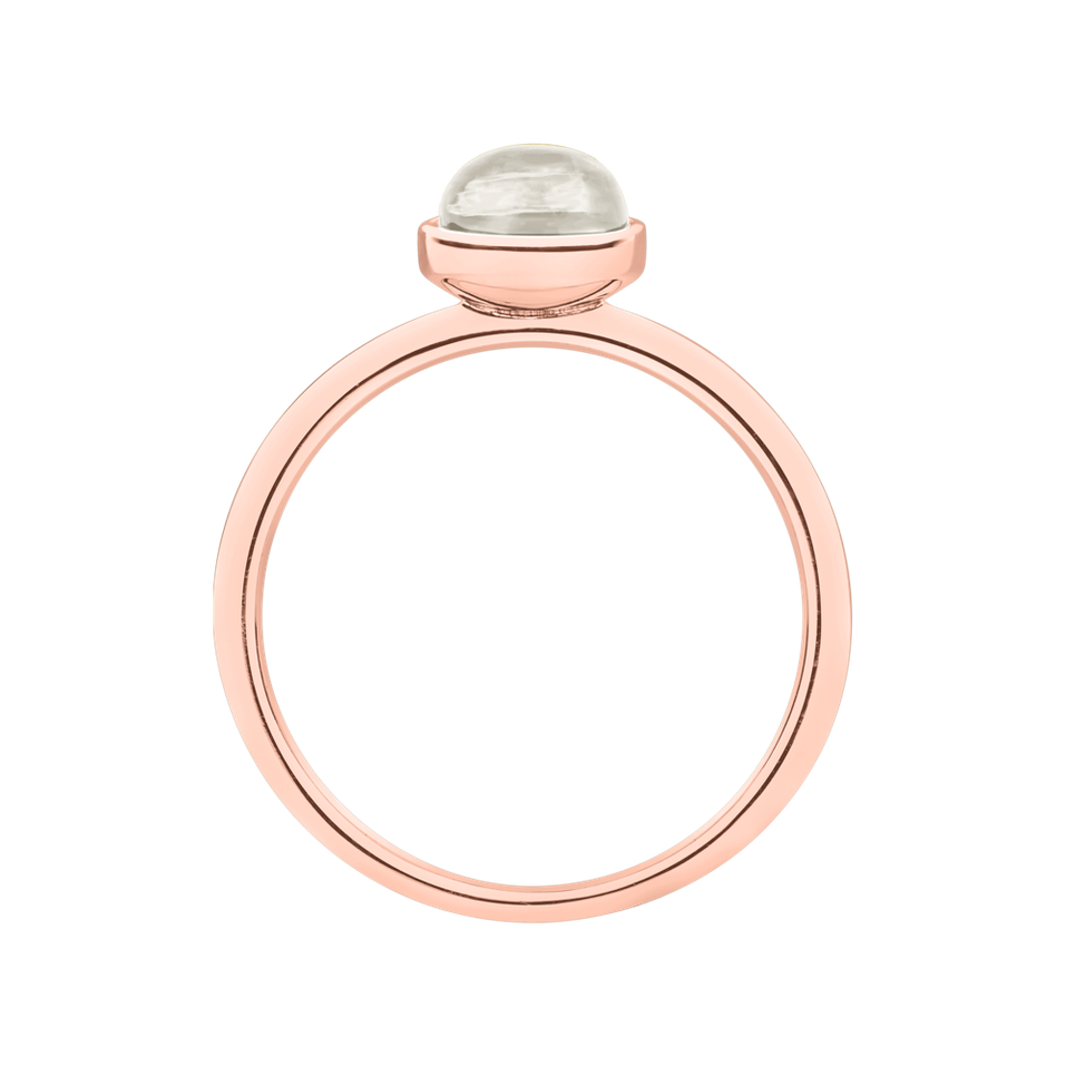 Ring with Moonstone White Bonbon