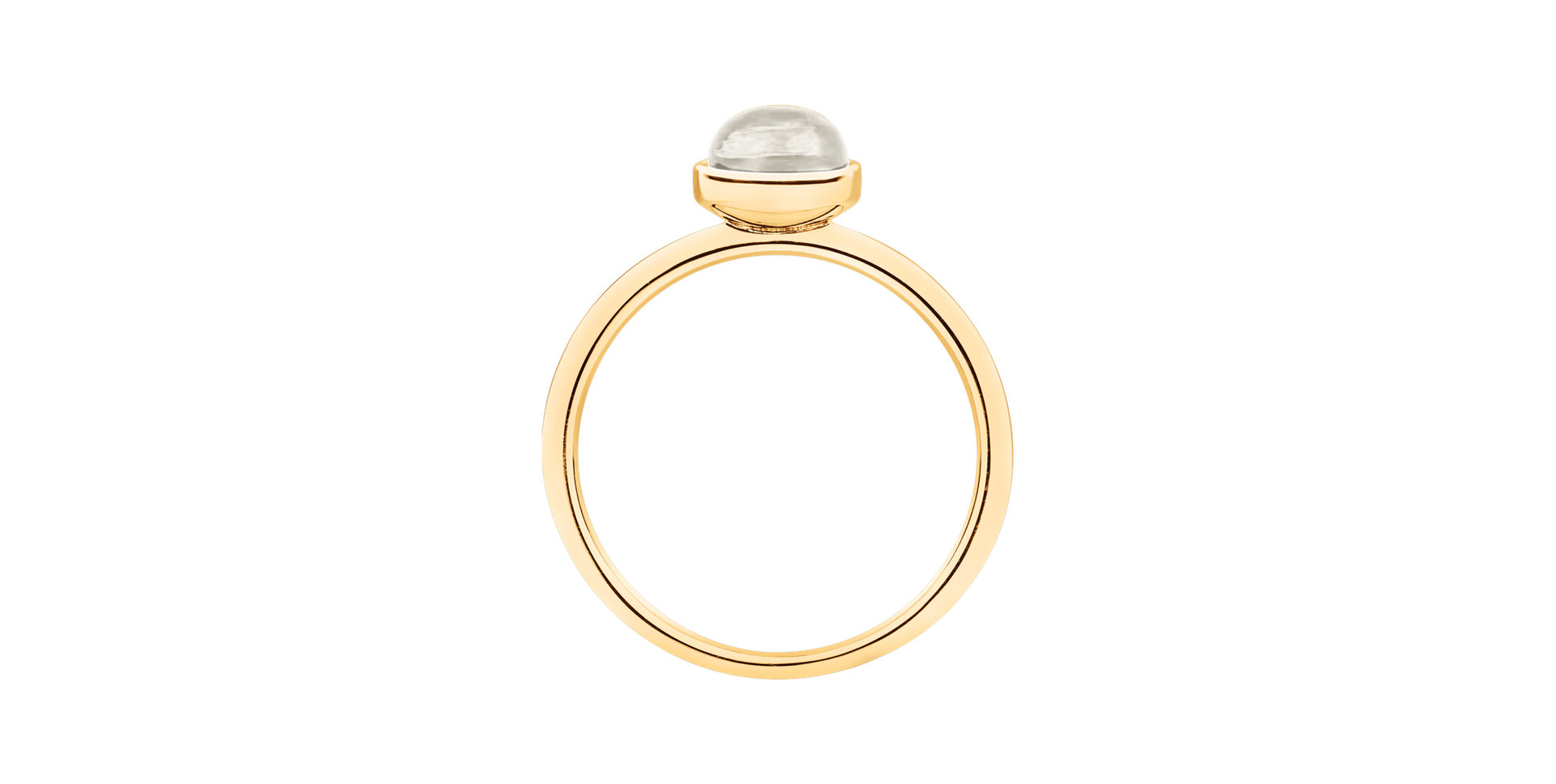 Ring with Moonstone White Bonbon