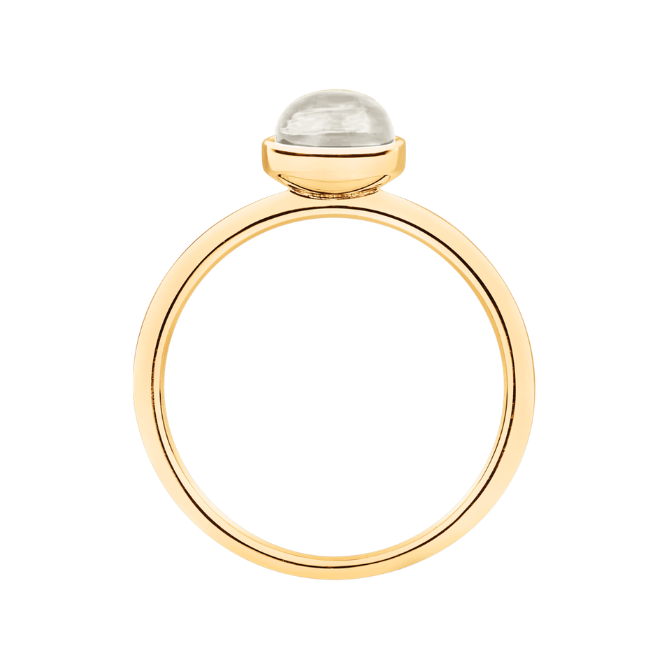 Ring with Moonstone White Bonbon