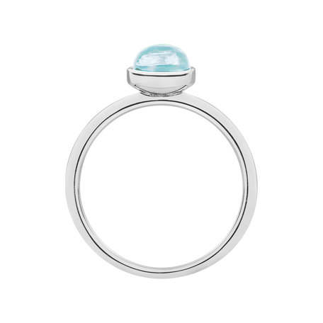 Ring with Aquamarine Bonbon