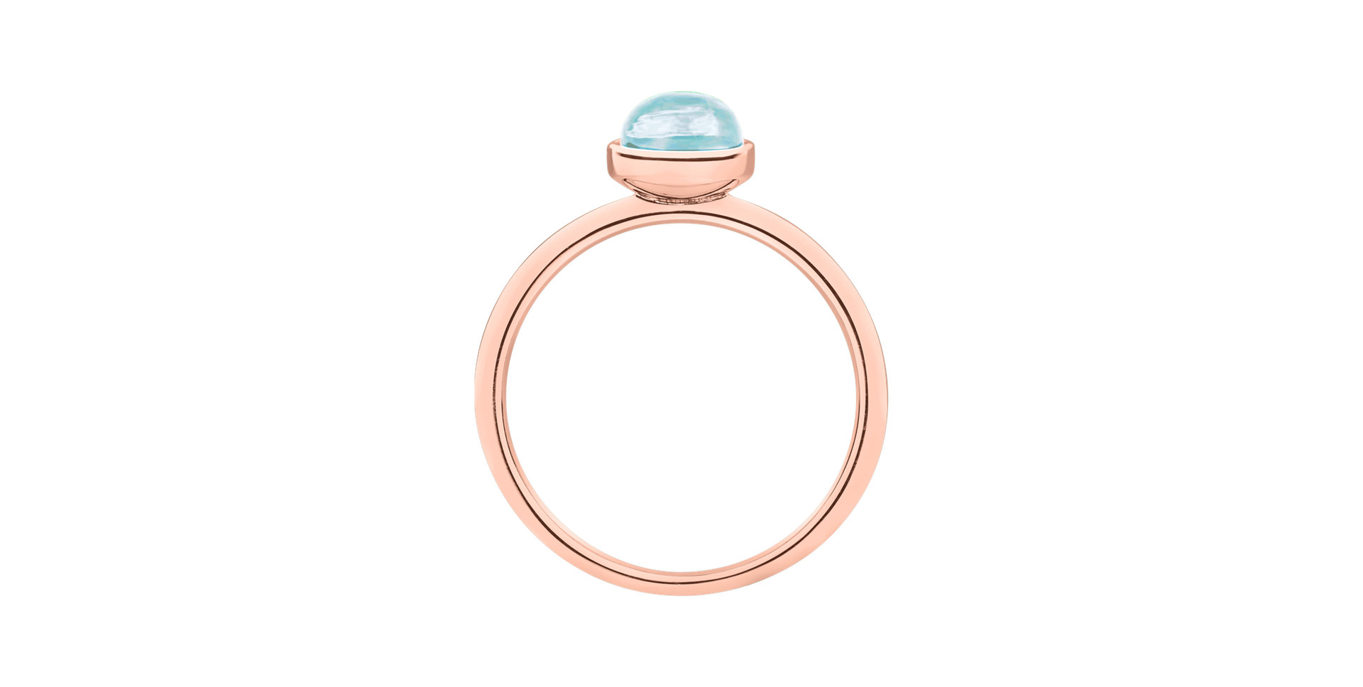 Ring with Aquamarine Bonbon