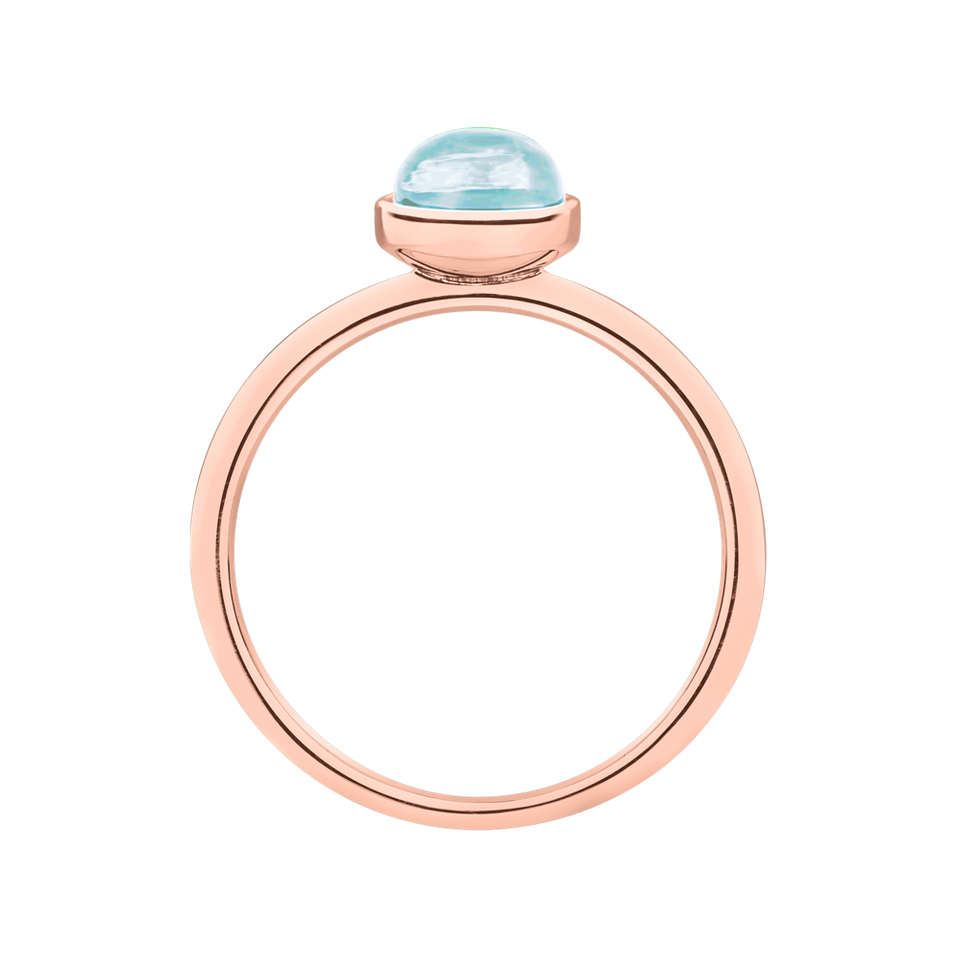 Ring with Aquamarine Bonbon