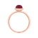 Ring with Pink Garnet Bonbon3