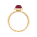 Ring with Pink Garnet Bonbon3
