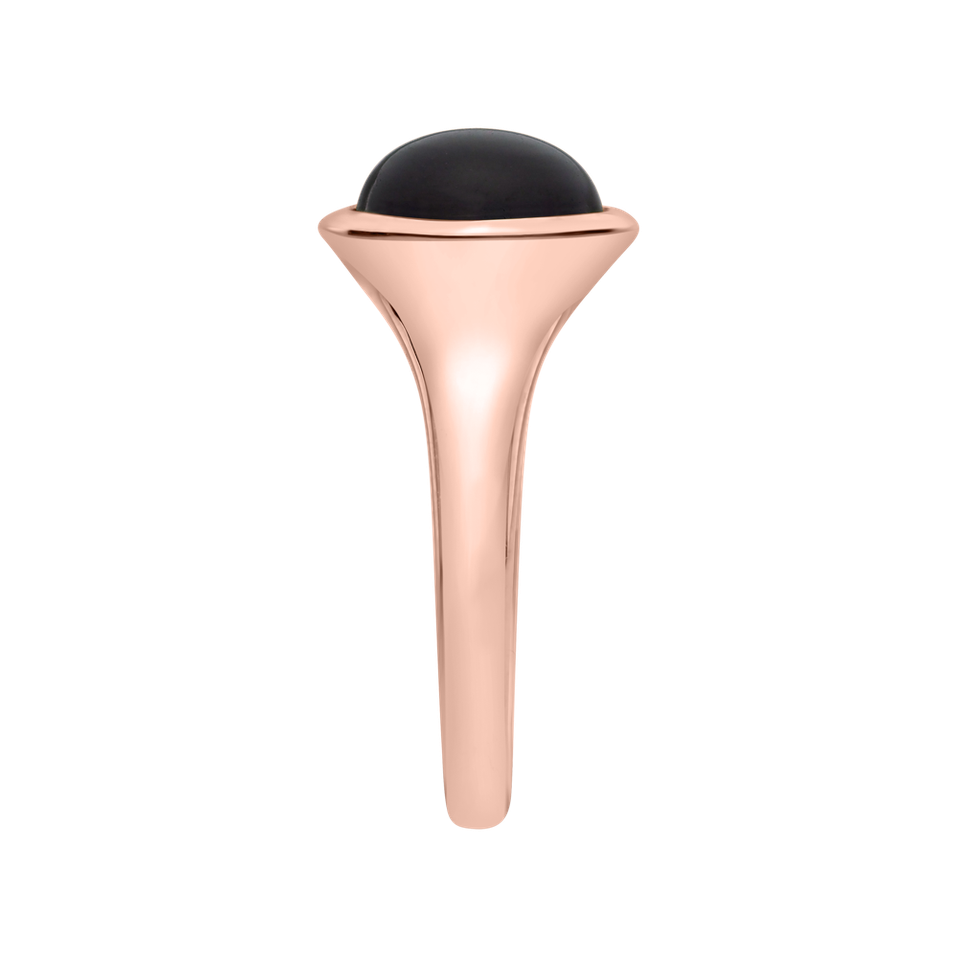 Ring with Smoky Quartz Bonbon