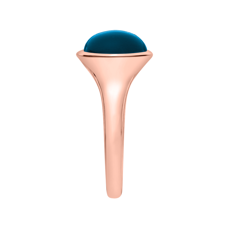 Ring with Topaz London Bonbon