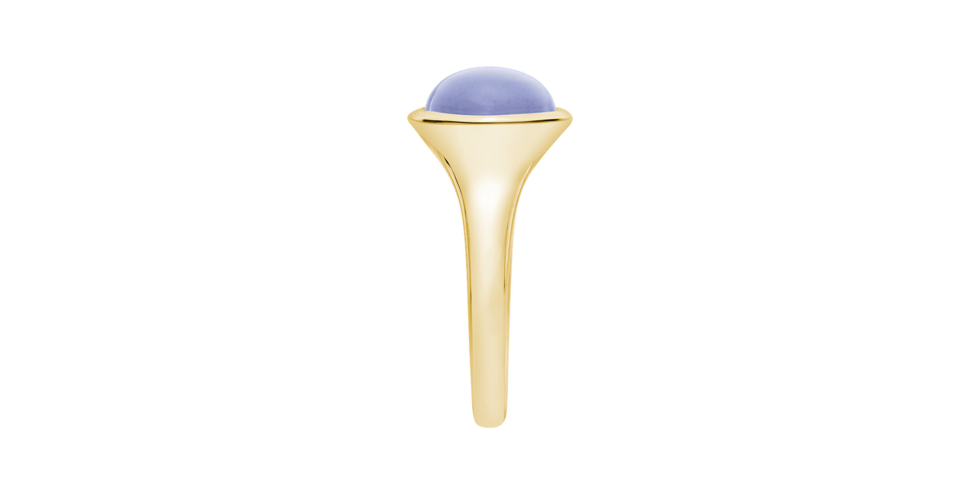 Ring with Blue Chalcedony Bonbon