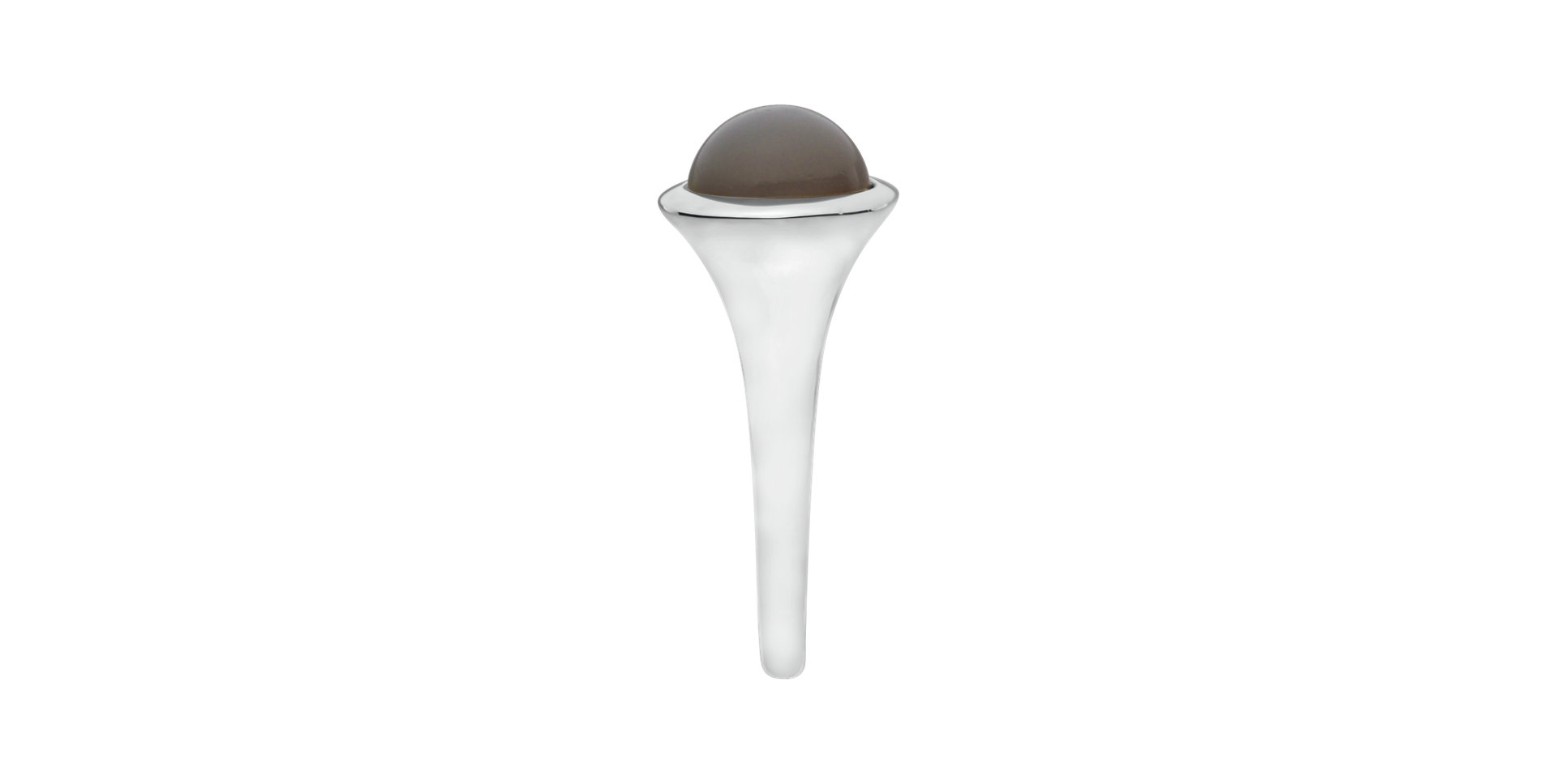 Ring with Moonstone Gray Bonbon