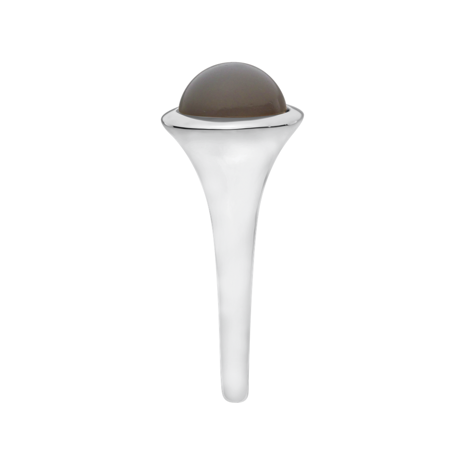 Ring with Moonstone Gray Bonbon