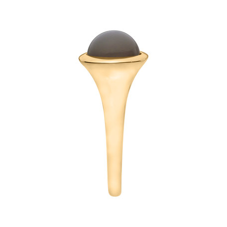 Ring with Moonstone Gray Bonbon
