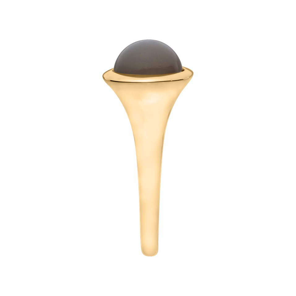 Ring with Moonstone Gray Bonbon