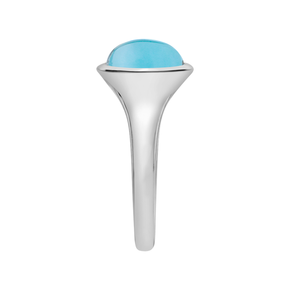 Ring with Topaz Sky Bonbon