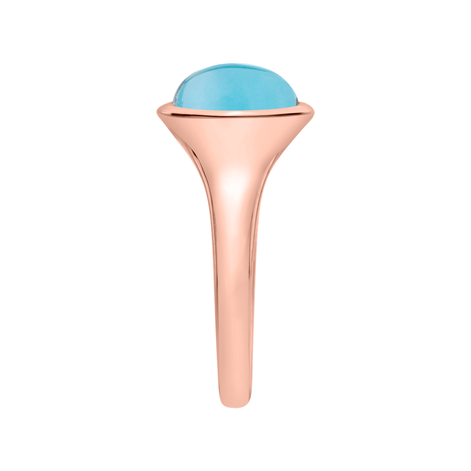 Ring with Topaz Sky Bonbon