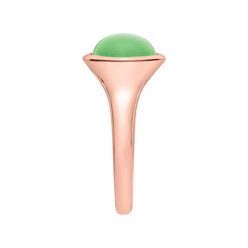 Ring with Chrysoprase Bonbon