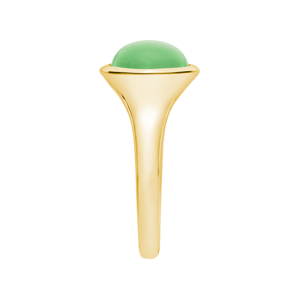 Ring with Chrysoprase Bonbon