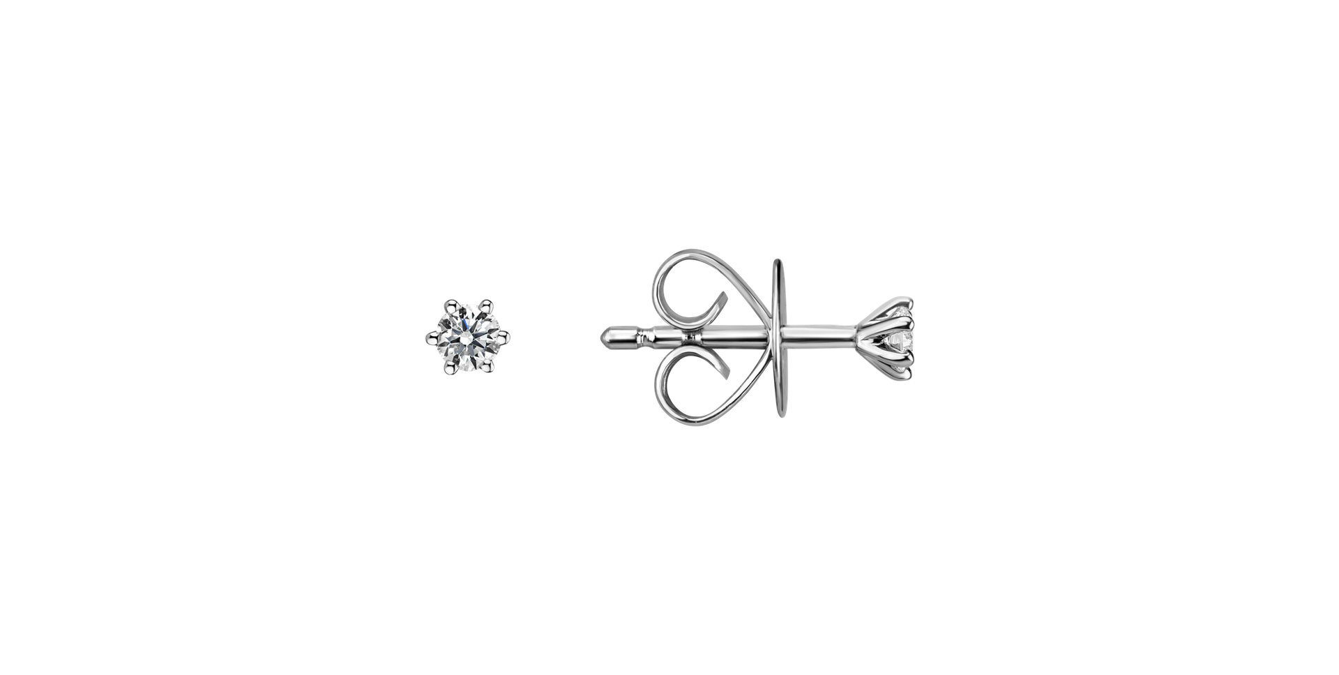 Diamond earrings Vesper Romance