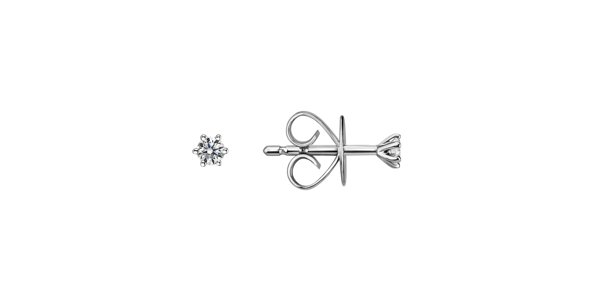 Diamond earrings Vesper Romance