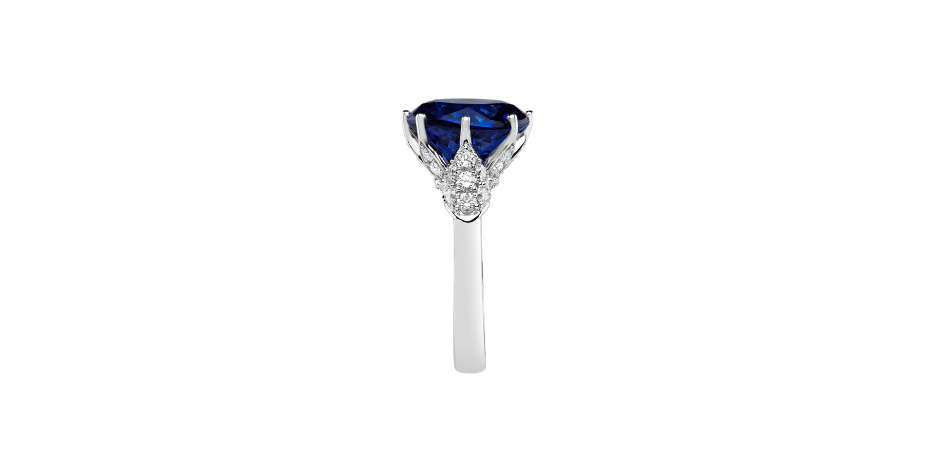 Diamond ring with Tanzanite Magic Gentility