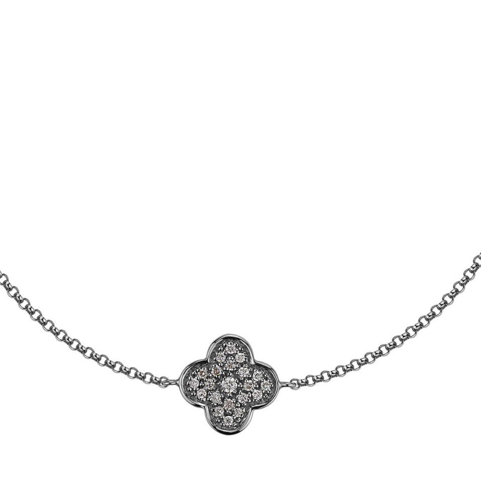 Diamond bracelet Shiny Clover