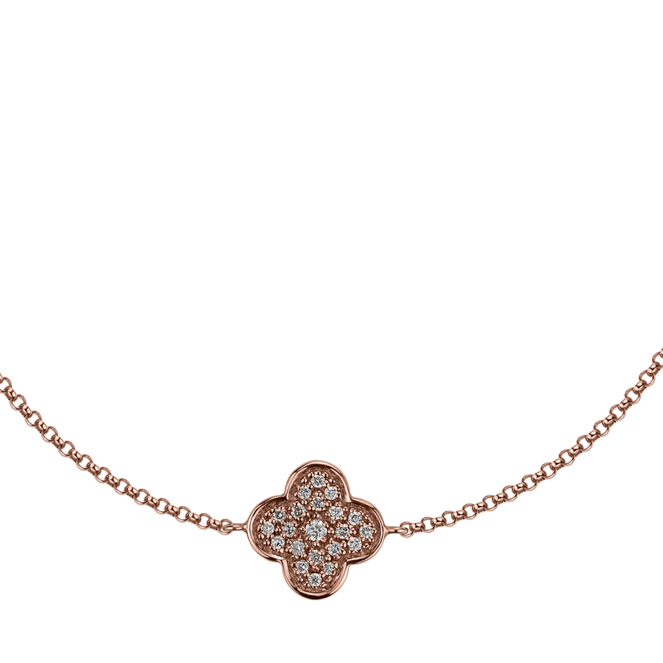Diamond bracelet Shiny Clover