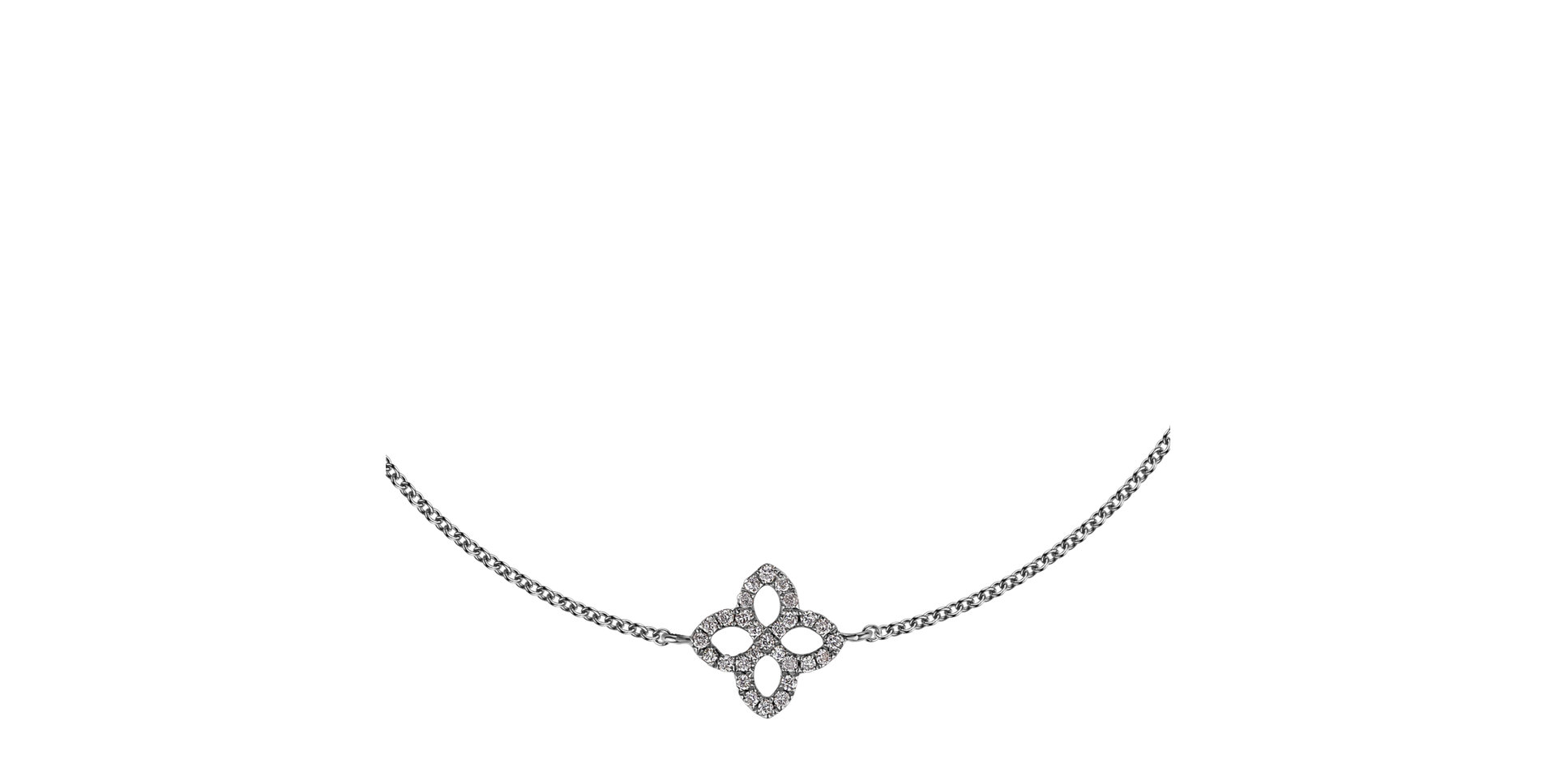 Diamond bracelet Glamorous Petals